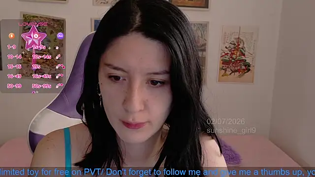 Snapshot of sunshine_girl9 chatting on July 2, 5:08 pm sunshine girl9 online show from July 2, 5:08 pm