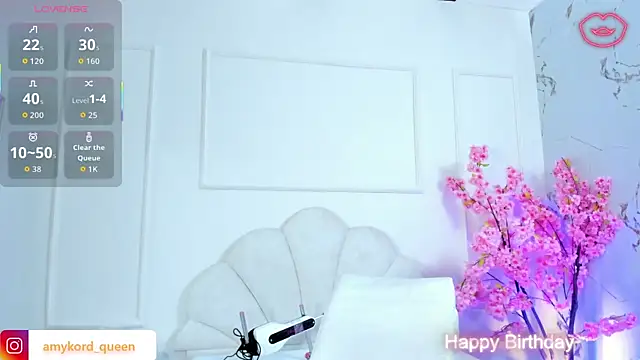 Snapshot of Amykord chatting on October 14, 2:07 pm Amykord online show from October 14, 2:07 pm