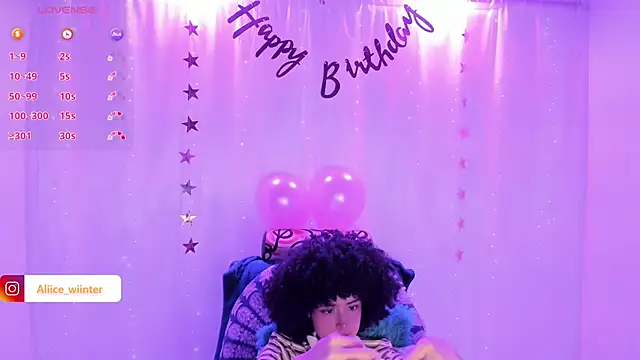 Alice winter  online show from January 19, 9:23 pm