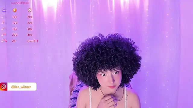 Alice winter  online show from February 24, 9:09 pm