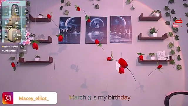 macey elliot  online show from February 27, 6:09 pm