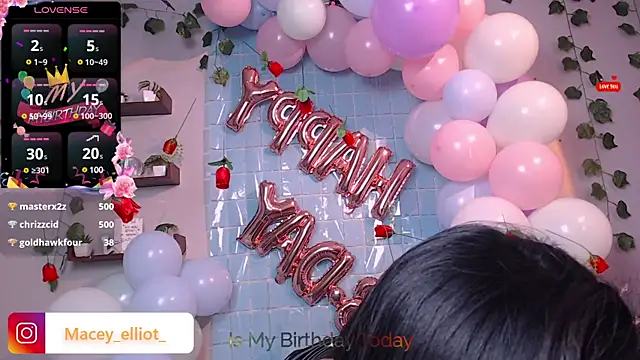 macey elliot  online show from March 3, 7:17 pm