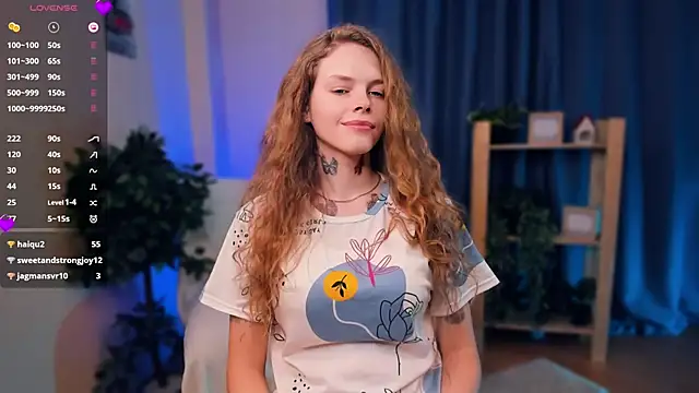 Snapshot of RayaNenlia chatting on January 12, 8:14 am RayaNenlia online show from January 12, 8:14 am