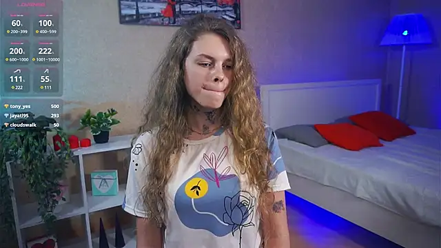 Snapshot of RayaNenlia chatting on February 17, 11:55 am RayaNenlia online show from February 17, 11:55 am