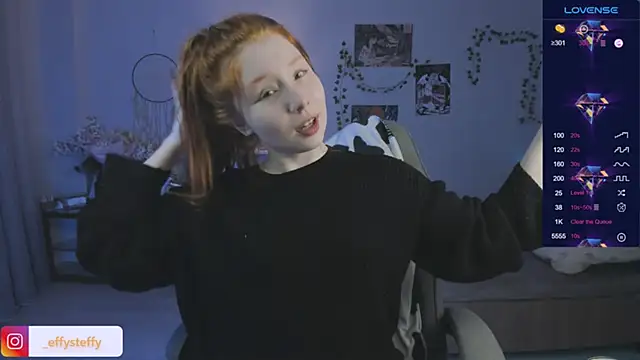 Snapshot of CallMeEffy1 chatting on November 22, 7:57 pm CallMeEffy1 online show from November 22, 7:57 pm