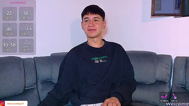 Mr daren  online show from April 22, 6:31 pm