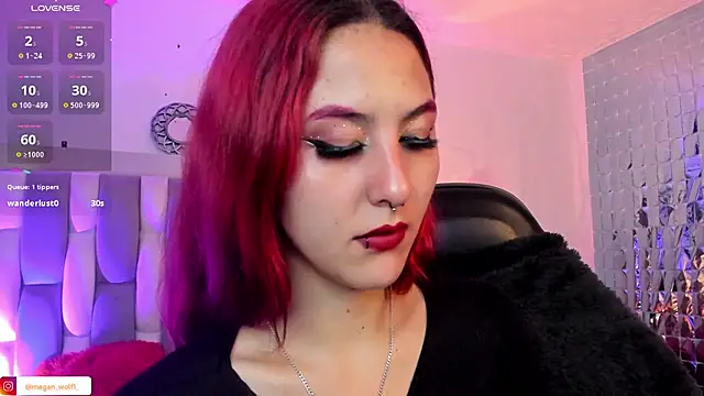 Snapshot of Megan_wolf1_ chatting on January 31, 7:29 am Megan wolf1  online show from January 31, 7:29 am
