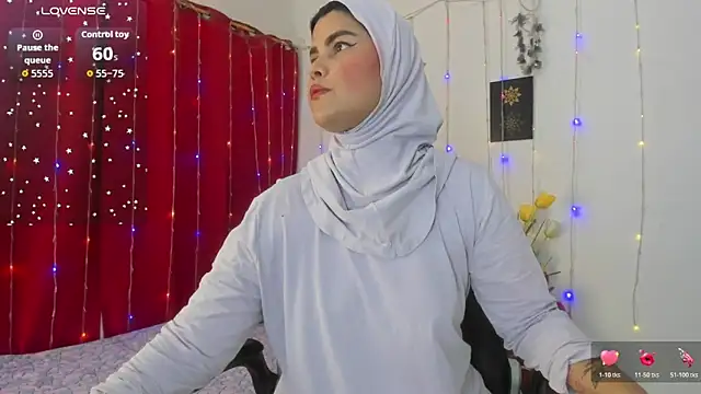 AishaAmin  online show from April 21, 12:11 pm