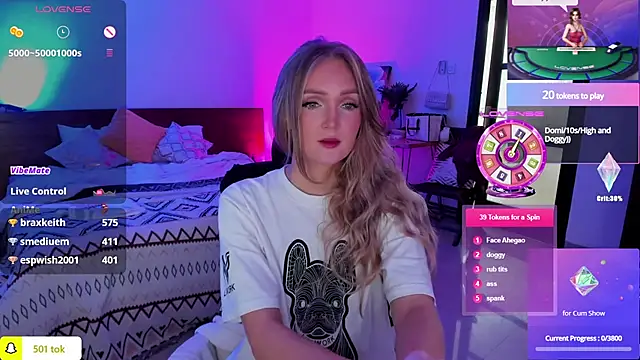 PrincessVS online show from February 2, 2:59 am