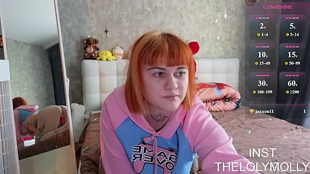 Snapshot of LolyMolli chatting on July 28, 1:10 pm LolyMolli online show from July 28, 1:10 pm