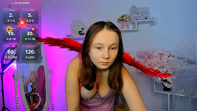 Snapshot of Ketrin_n_ chatting on February 14, 6:23 am Ketrin n  online show from February 14, 6:23 am