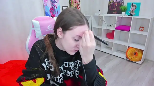 Snapshot of Kvetachka chatting on December 10, 12:50 am Kvetachka online show from December 10, 12:50 am