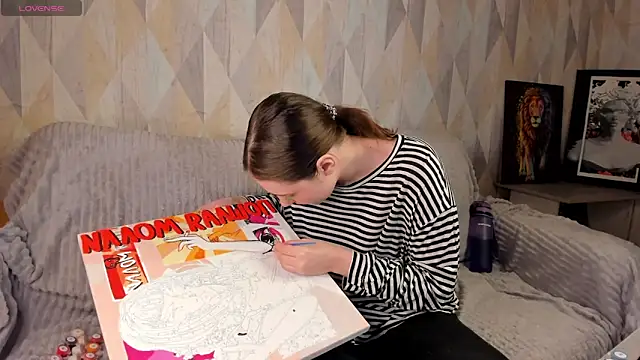 Snapshot of Kvetachka chatting on March 11, 4:21 am Kvetachka online show from March 11, 4:21 am