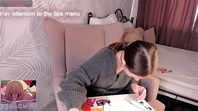 Snapshot of Kvetachka chatting on March 14, 3:15 am Kvetachka online show from March 14, 3:15 am