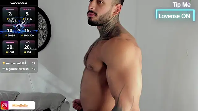 Snapshot of mike_belle chatting on November 16, 8:14 pm mike belle online show from November 16, 8:14 pm