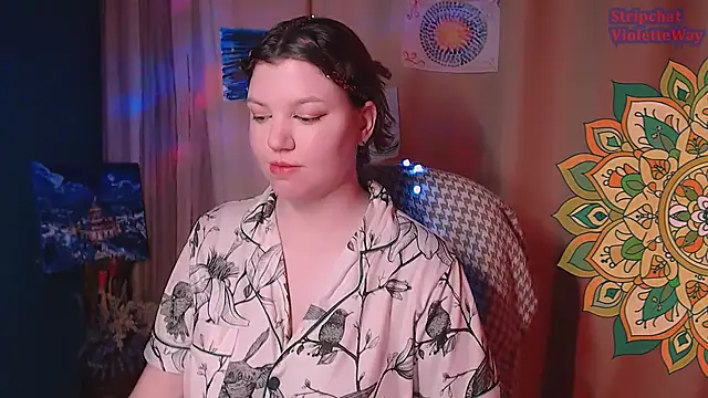 Snapshot of VioletteWay chatting on February 26, 4:14 am VioletteWay online show from February 26, 4:14 am