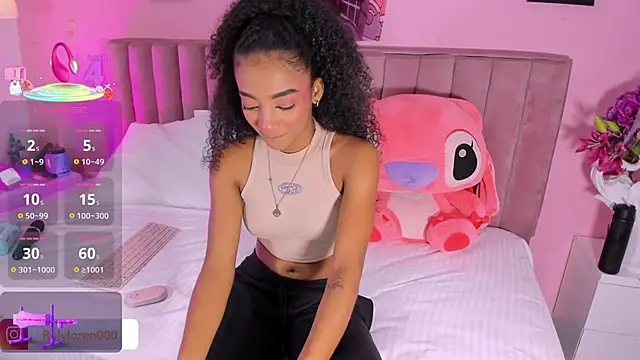 Snapshot of RolyLoren chatting on March 22, 1:00 am RolyLoren online show from March 22, 1:00 am