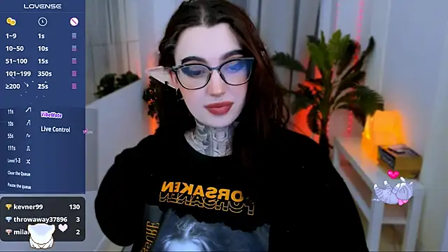 Snapshot of Dixi_Pixi_ chatting on February 7, 8:55 am Dixi Pixi online show from February 7, 8:55 am