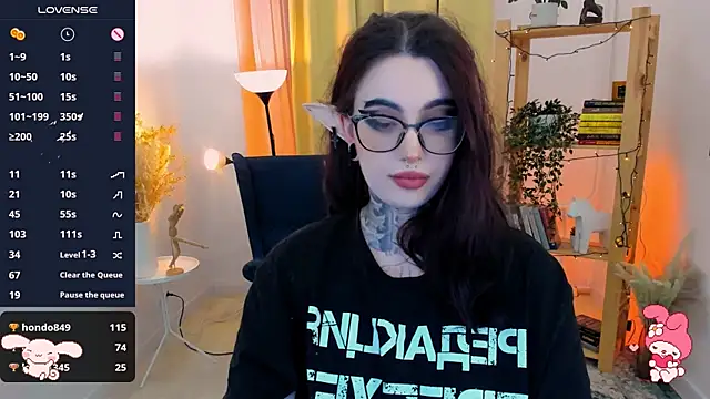 Snapshot of Dixi_Pixi_ chatting on February 8, 8:42 am Dixi Pixi online show from February 8, 8:42 am