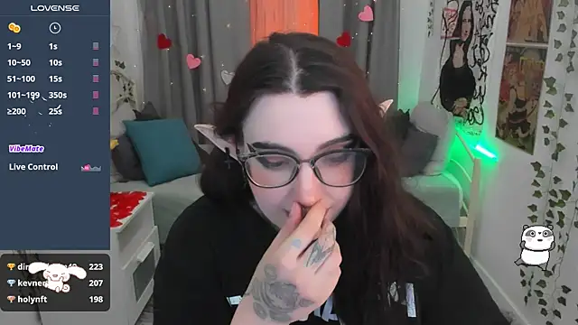 Snapshot of Dixi_Pixi_ chatting on February 14, 11:42 am Dixi Pixi online show from February 14, 11:42 am