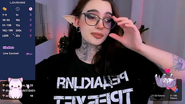 Snapshot of Dixi_Pixi_ chatting on February 15, 8:44 am Dixi Pixi online show from February 15, 8:44 am