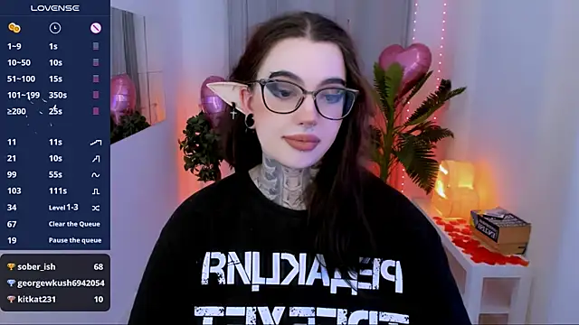 Snapshot of Dixi_Pixi_ chatting on February 16, 9:15 am Dixi Pixi online show from February 16, 9:15 am