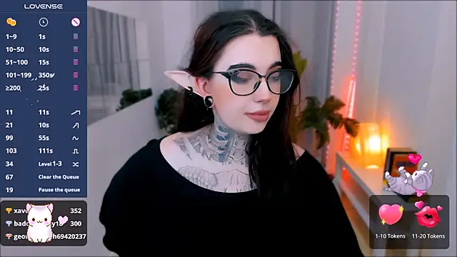 Snapshot of Dixi_Pixi_ chatting on March 9, 8:51 am Dixi Pixi online show from March 9, 8:51 am