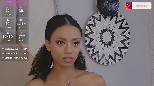 Snapshot of Nahomi_King chatting on January 10, 10:25 pm Nahomi King online show from January 10, 10:25 pm