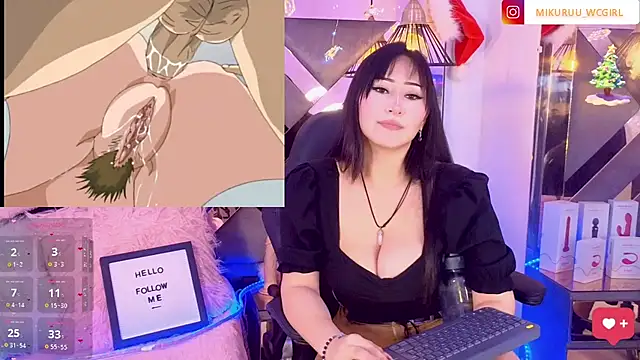 Snapshot of mikuru_hara chatting on December 25, 2:46 am mikuru hara online show from December 25, 2:46 am