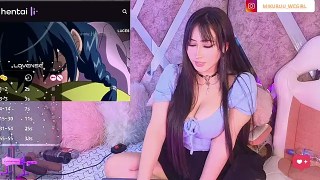 Snapshot of mikuru_hara chatting on January 13, 1:13 am mikuru hara online show from January 13, 1:13 am