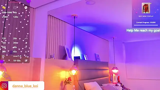 blue koi online show from January 11, 10:07 pm