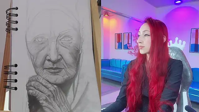 Snapshot of Vermelha_Gremory_ chatting on January 30, 6:56 am Vermelha Gremory  online show from January 30, 6:56 am