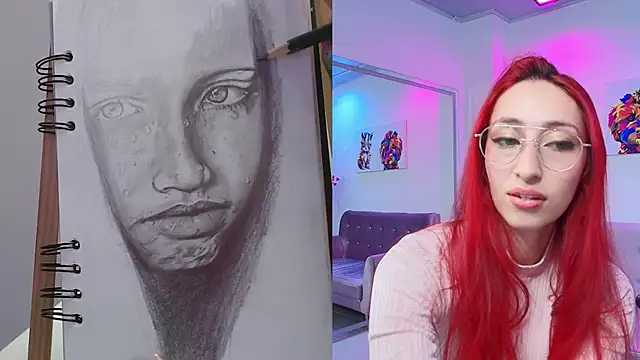 Snapshot of Vermelha_Gremory_ chatting on February 12, 6:09 pm Vermelha Gremory  online show from February 12, 6:09 pm