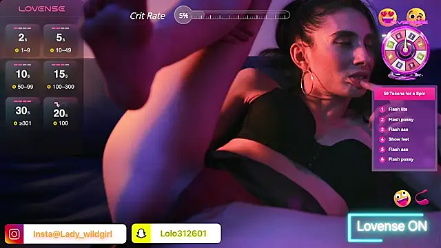 WildgirlShow online show from March 17, 8:09 pm