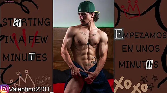 Valentino Xander online show from July 13, 1:30 am