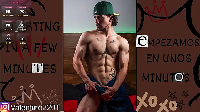 Valentino Xander online show from August 1, 12:10 am