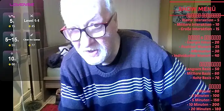 Sammy1660 online show from April 8, 10:37 am