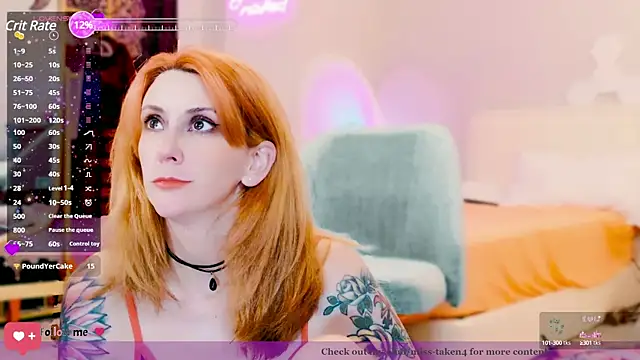 Snapshot of MissyRoulette chatting on January 26, 7:10 am MissyRoulette online show from January 26, 7:10 am