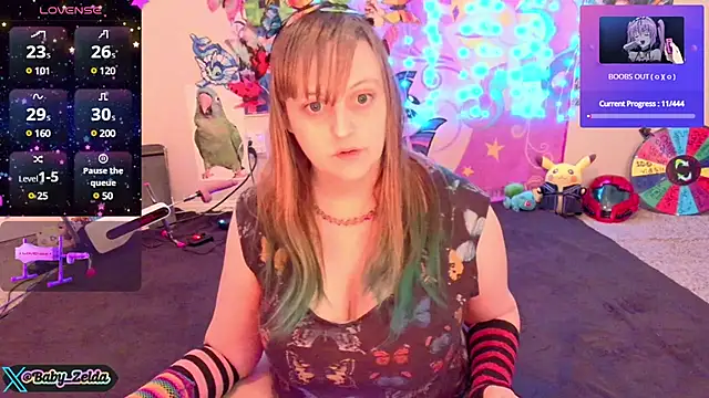 Snapshot of BabyZelda chatting on January 19, 7:57 am BabyZelda online show from January 19, 7:57 am