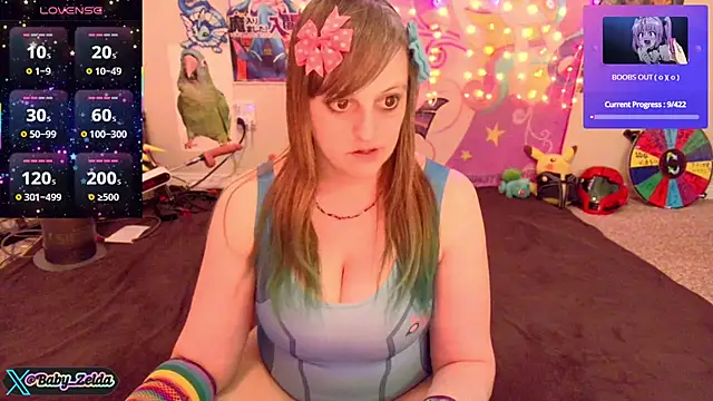 Snapshot of BabyZelda chatting on February 7, 4:16 am BabyZelda online show from February 7, 4:16 am