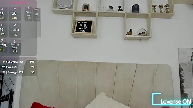 Snapshot of MartinaWestt chatting on February 28, 10:28 pm MartinaWestt online show from February 28, 10:28 pm