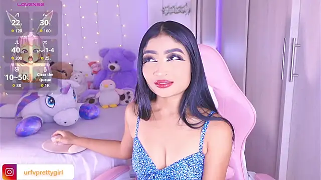 Snapshot of urfavprettygirl chatting on June 21, 4:15 am urfavprettygirl online show from June 21, 4:15 am