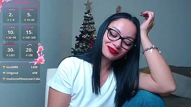 Snapshot of BabySerene chatting on December 28, 1:29 am BabySerene online show from December 28, 1:29 am