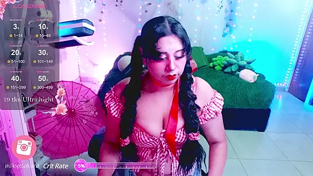 MilkyXSakura online show from March 16, 2:53 am