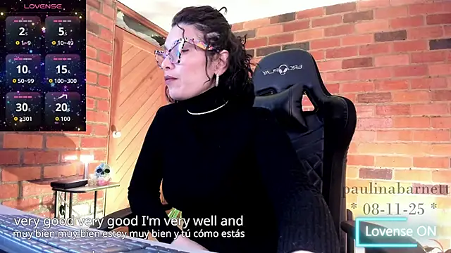 Snapshot of paulinabarnett- chatting on November 9, 2:43 am paulinabarnett- online show from November 9, 2:43 am