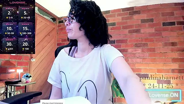 Snapshot of paulinabarnett- chatting on November 25, 4:45 am paulinabarnett- online show from November 25, 4:45 am