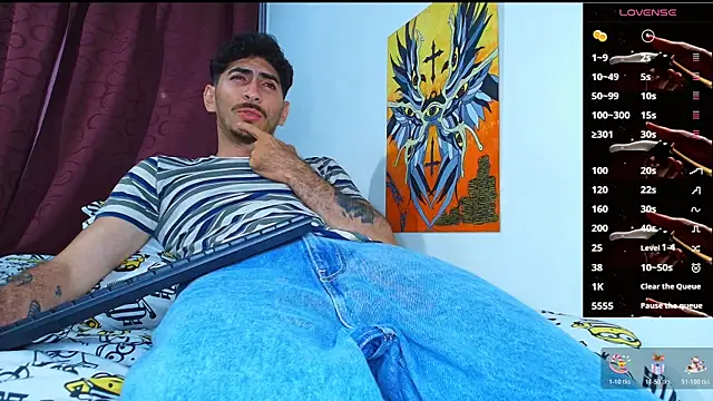 Snapshot of Thomass00 chatting on October 19, 4:13 am Thomass00 online show from October 19, 4:13 am