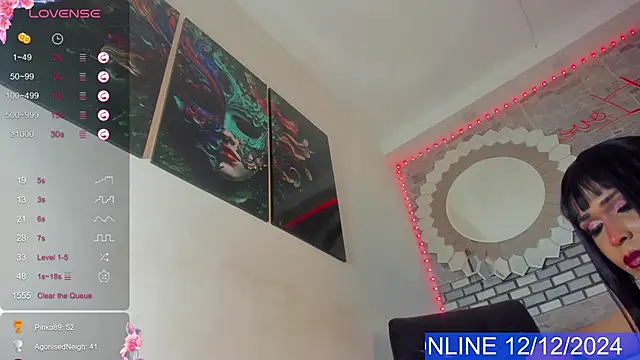 Naughty Lizeth online show from December 13, 1:04 am