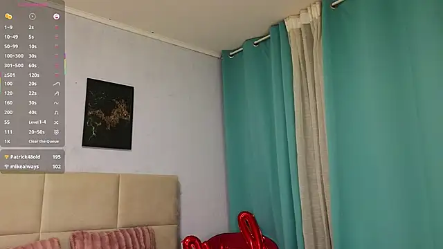 Snapshot of SweetScribe chatting on March 15, 8:37 am SweetScribe online show from March 15, 8:37 am