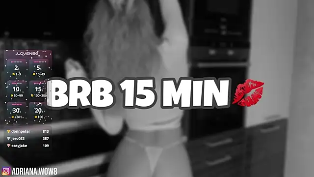 adrianawow1 online show from February 3, 3:42 am